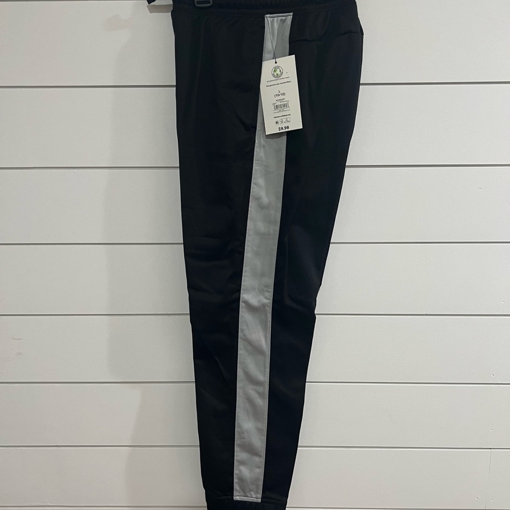 Black and Gray Track Pants
